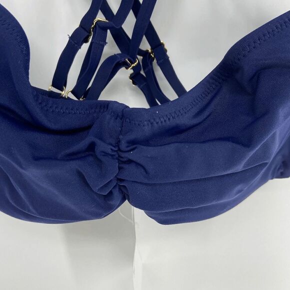L'agent Provocateur Melita Womens Navy Blue New strappy bikini top Large - Picture 7 of 9